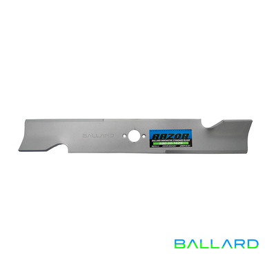 MID-LIFT Mower Blades: 16 1/4" Long, 13/16" Center Hole w/ Guide Holes, 2.5" Wide (Two Blade System)