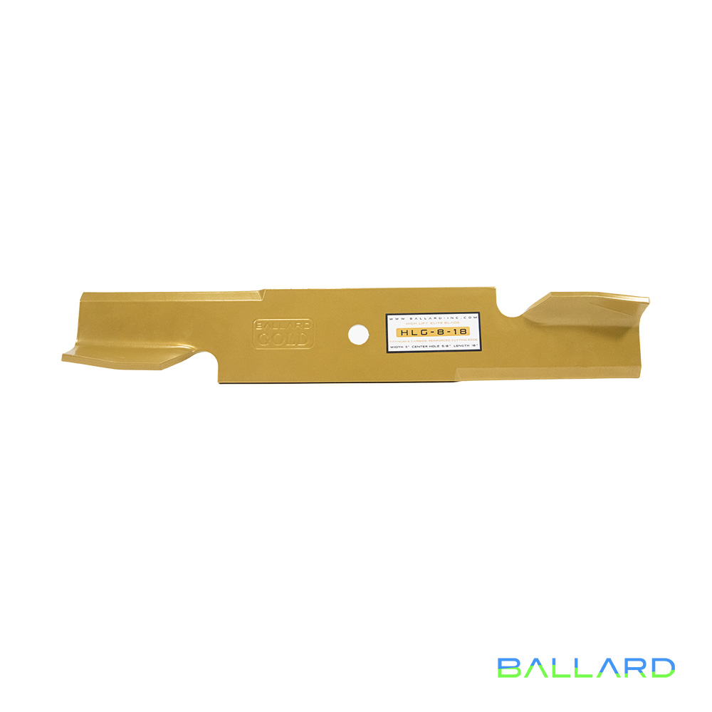 HIGH LIFT Mower Blade:&nbsp;21" Long, 3/4&rdquo; Center Hole w/ Guide Holes, .140" Thick (One Blade System) image number null